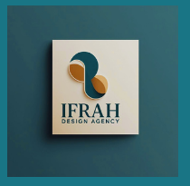 logo for design agency 'ifrah'